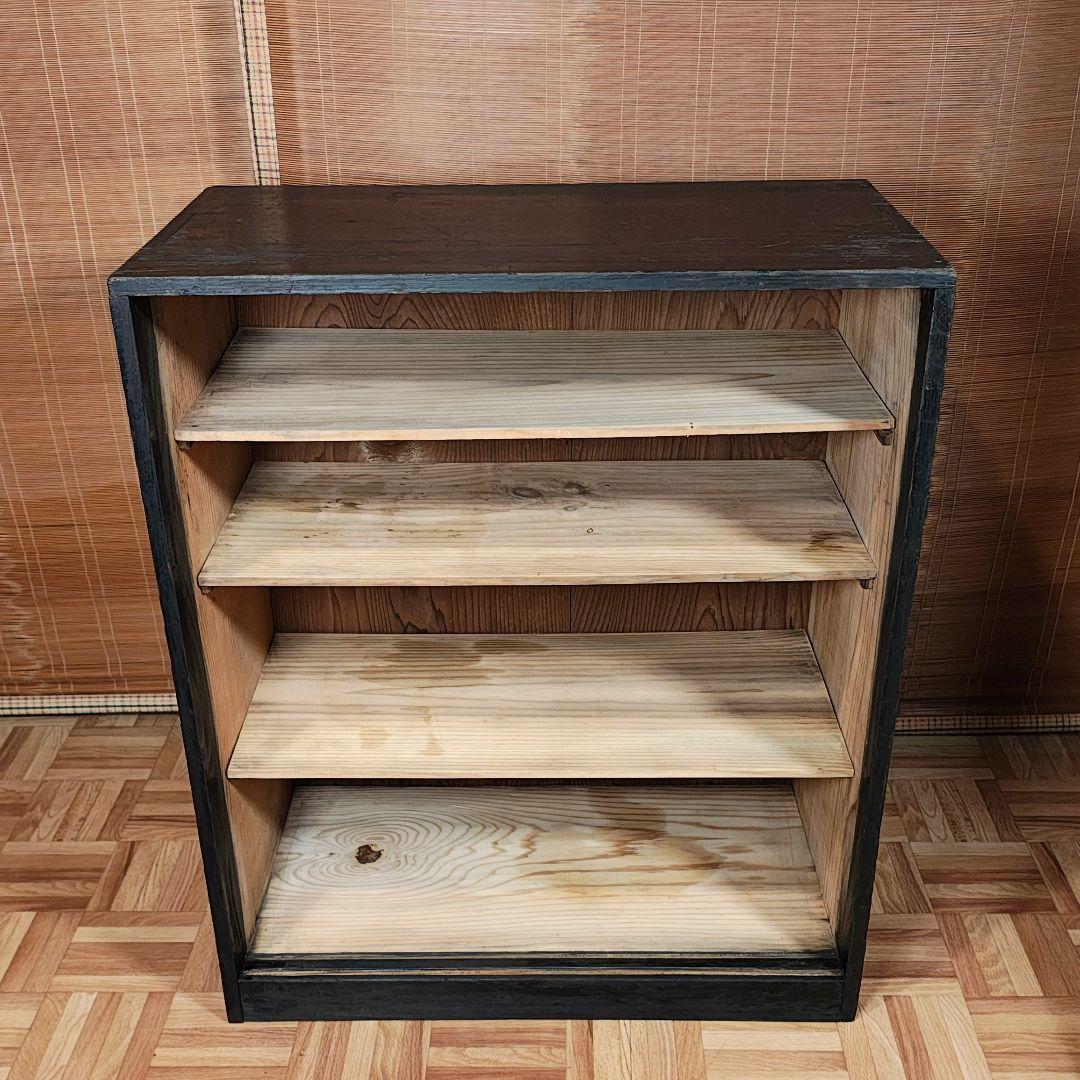 水屋　食器棚　引戸棚　昭和レトロ　木箱　古家具