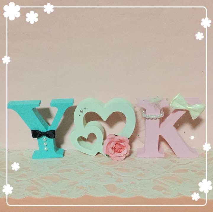 Kotono Sakrai様確認用♡ウエディングバージョン・イニシャルオブジェ