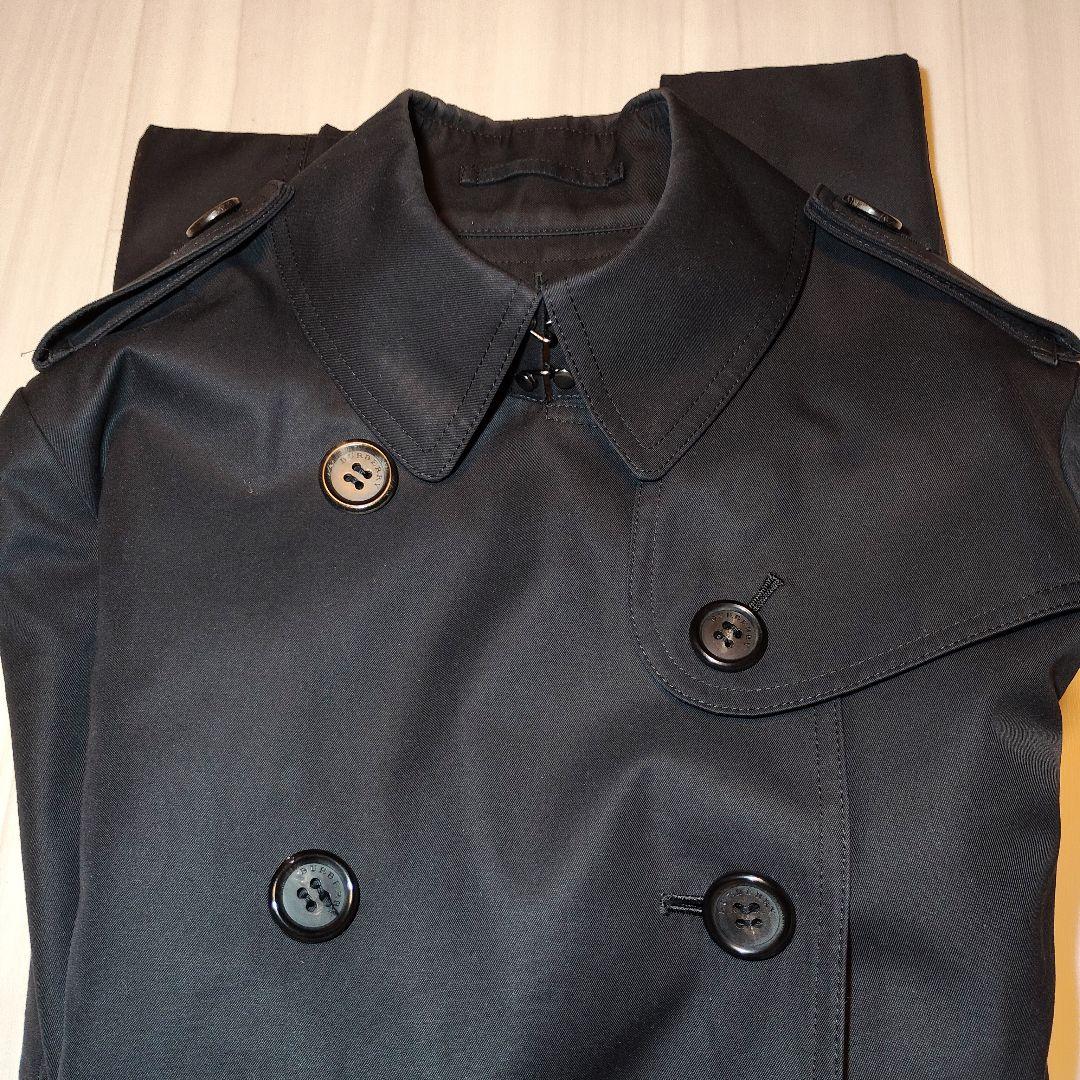 BURBERRY LONDON トレンチコートライナー付き 38 黒 着丈84㎝