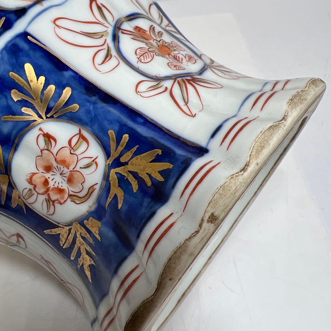 古伊万里　染綿沈香壺　高さ45㎝　東K8-0203① タルニ