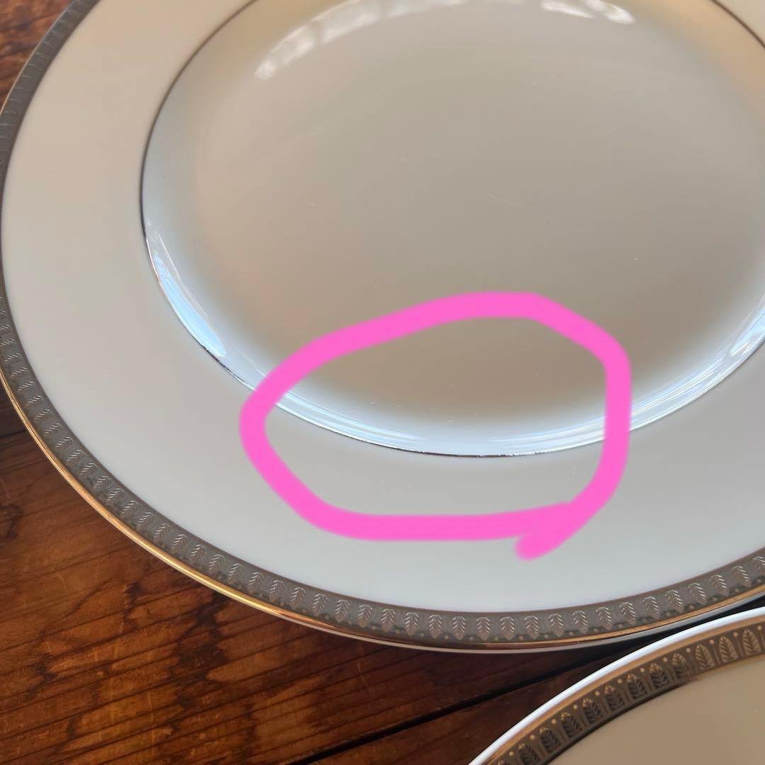 クリストフル　マルメゾン ポーセリンプラチナプレートセット 4枚