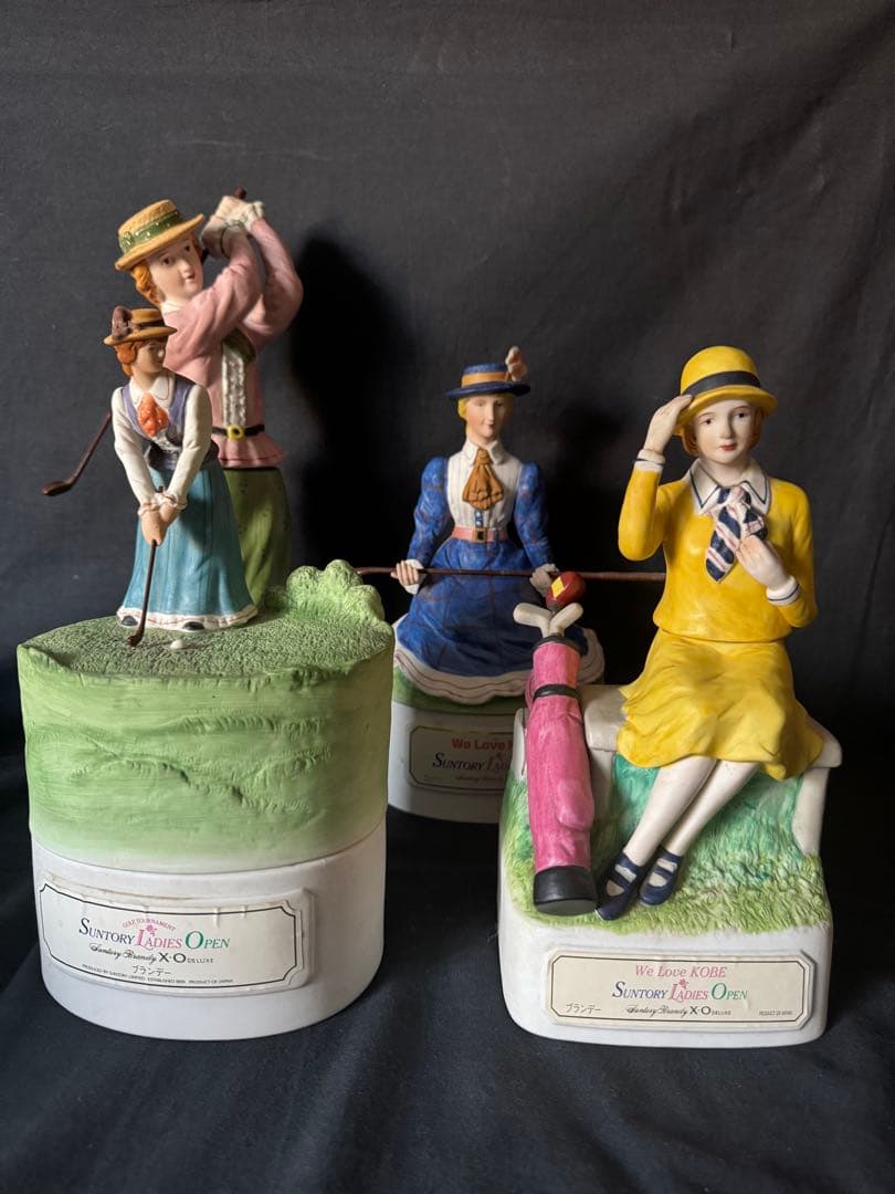 サントリー　レディースオープン　記念ボトル　4本　まとめて　ブランデー　未開栓