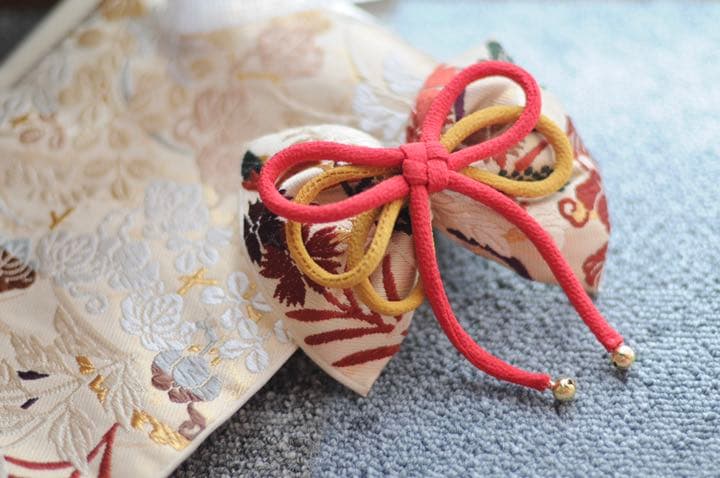 七五三 着物 正絹 作り帯 だらり帯 アンティーク 十三参り ハーフ成人式