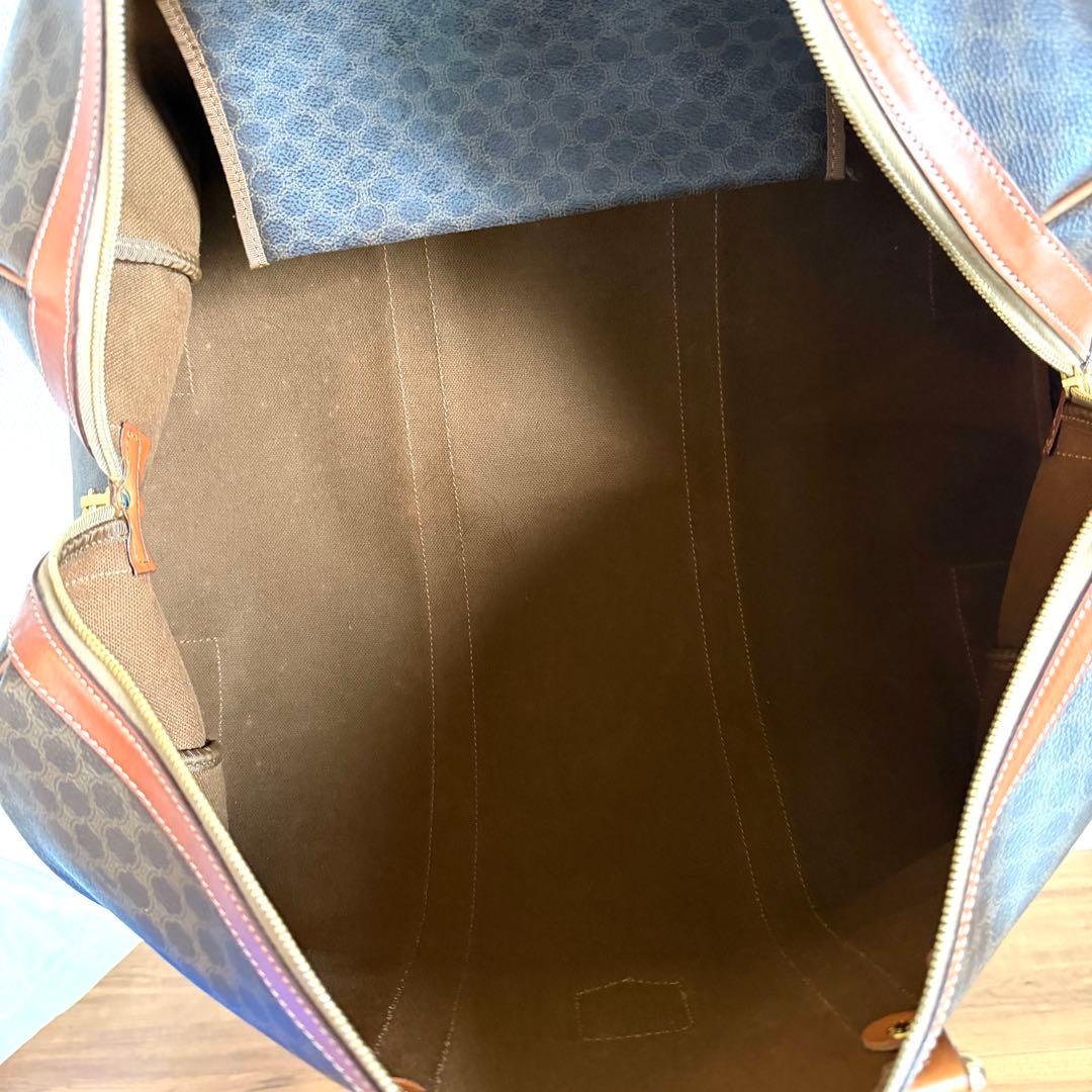 ✨美品✨　 セリーヌ　ボストンバッグ　マカダム柄　レザー