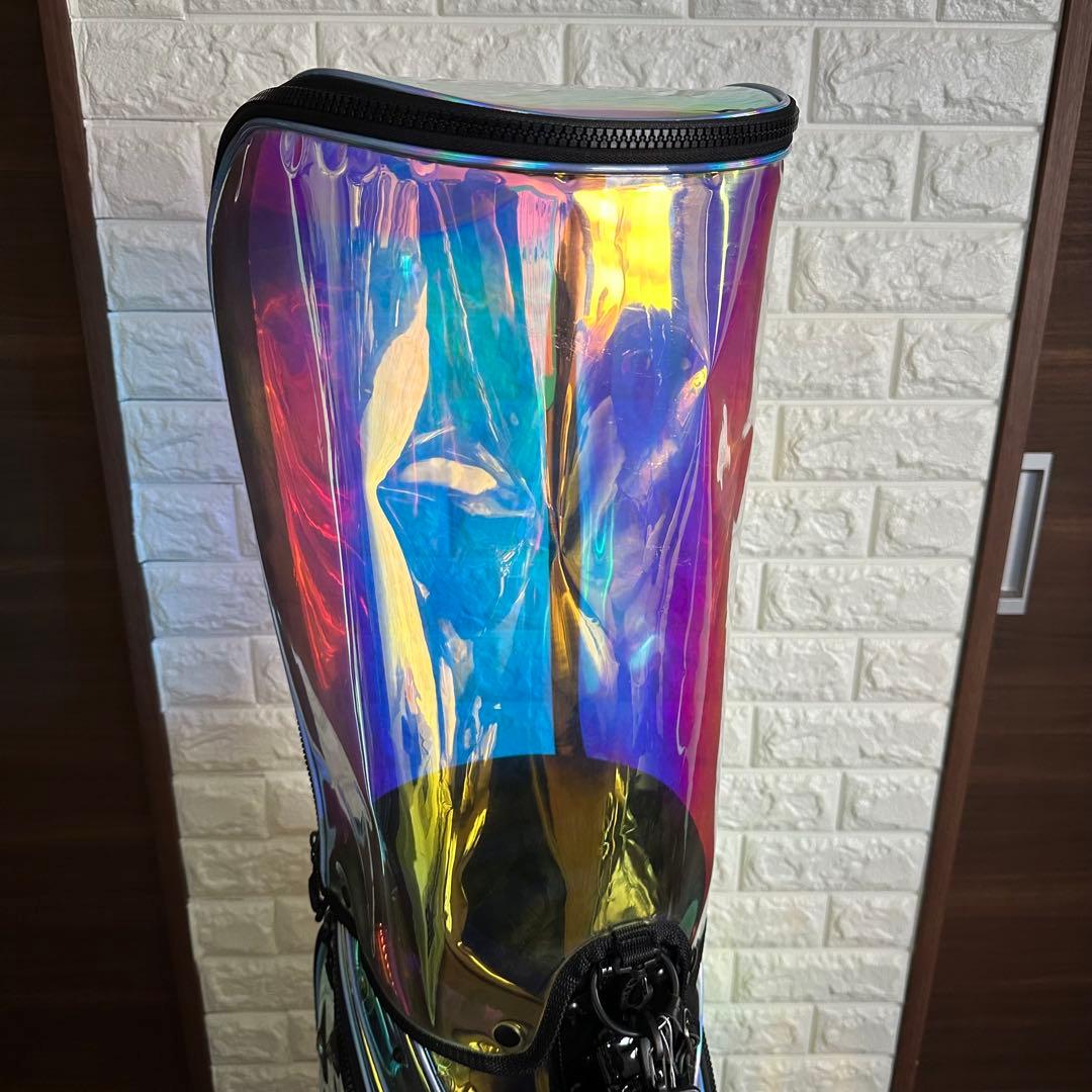 未使用 本間ゴルフ スケルトン クリアキャディバッグ CB12060