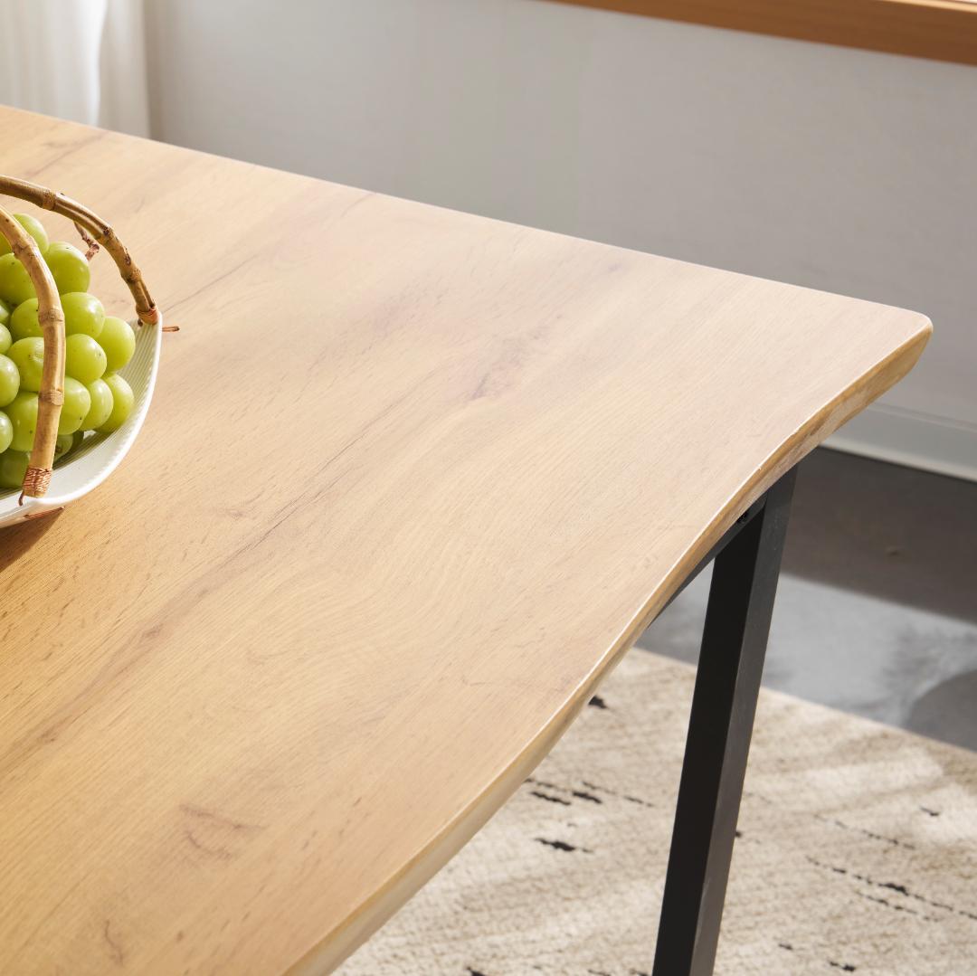 超人気！4人用ダイニングテーブル 食卓 ソリッド ハイエンド　NATURAL