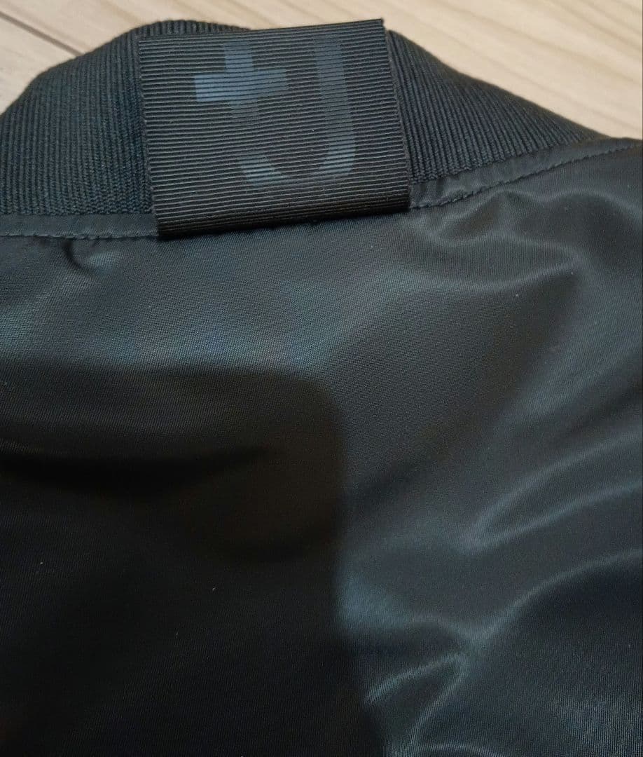 美品☆ユニクロ+J ハイブリッドダウンオーバーサイズMA-1ブルゾン M　グレー