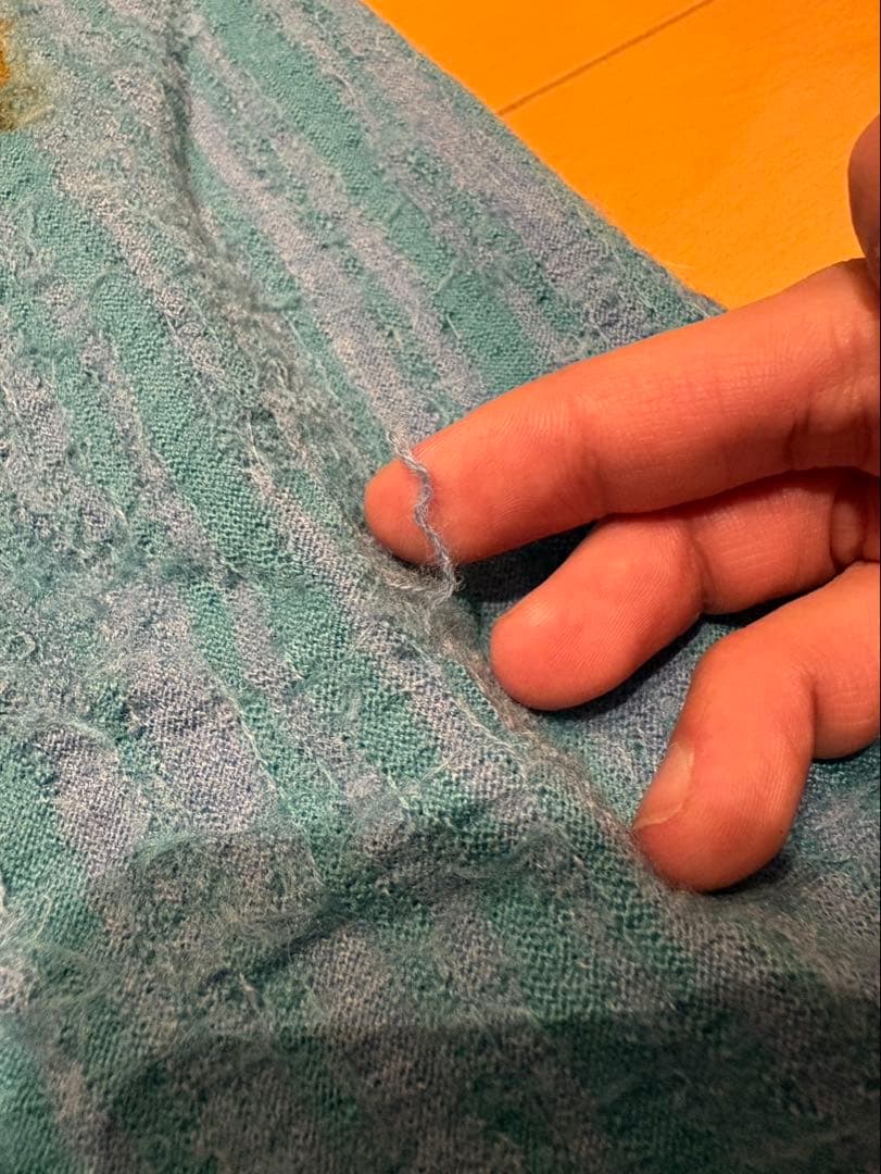 KAPITAL 縮絨ウール　サーフ柄ストール