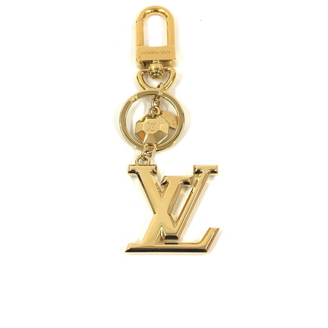 ルイヴィトン キーホルダー・LV ファセット キーリング バッグチャーム ⓪