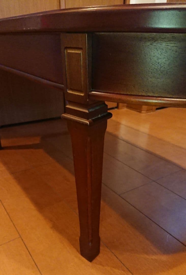 ku. 稀少 1点物 マルニ 地中海シリーズ センターテーブル 楕円