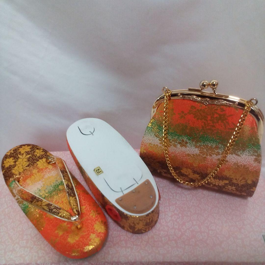 【七五三3～５歳】絵羽模様　★作り帯セット★筥迫セット　★髪飾り★足袋草履バッグ