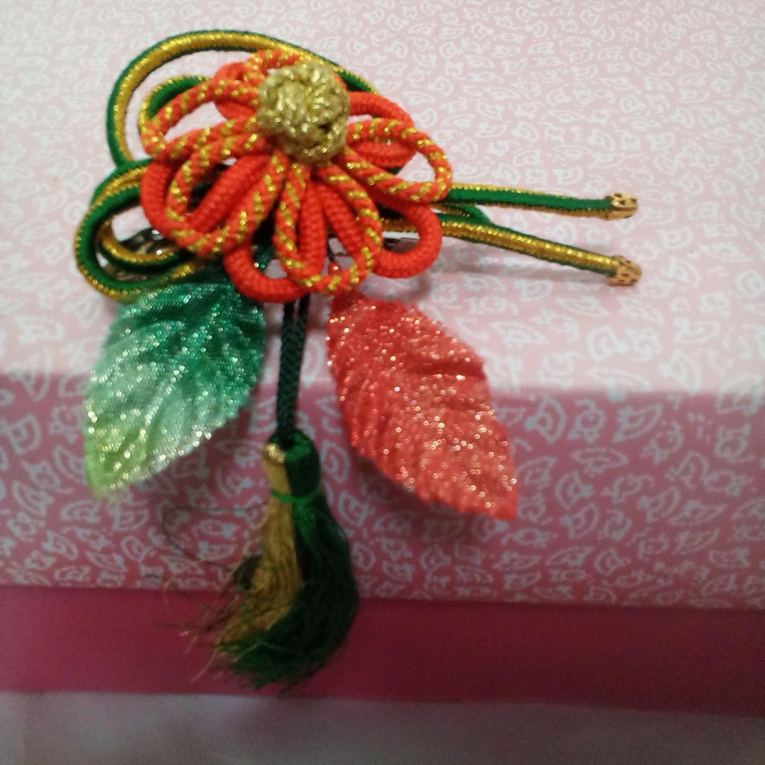 【七五三3～５歳】絵羽模様　★作り帯セット★筥迫セット　★髪飾り★足袋草履バッグ