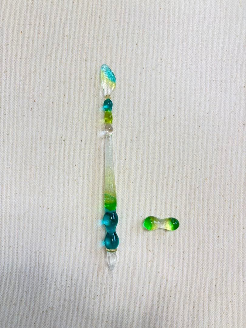 ガラスペンふわり　つのだゆき　ガラス工房YUKI ガラスペン