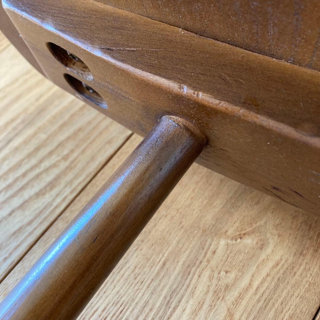 Ercol アーコール　ラベル付き　マガジンラック付きコーヒーテーブル