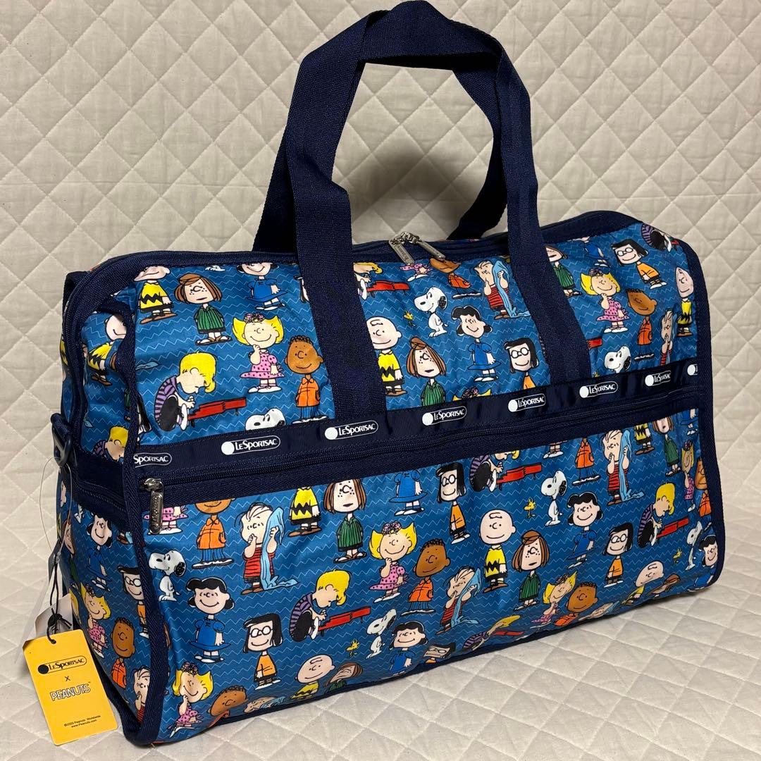 レスポートサック PEANUTS GANG スヌーピー ボストンバッグ　ラージ