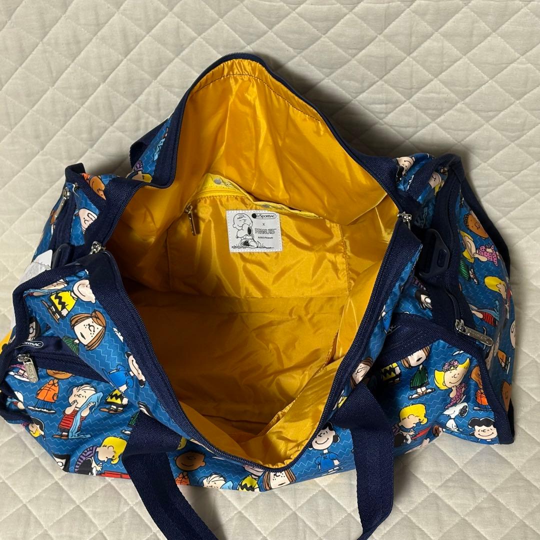 レスポートサック PEANUTS GANG スヌーピー ボストンバッグ　ラージ