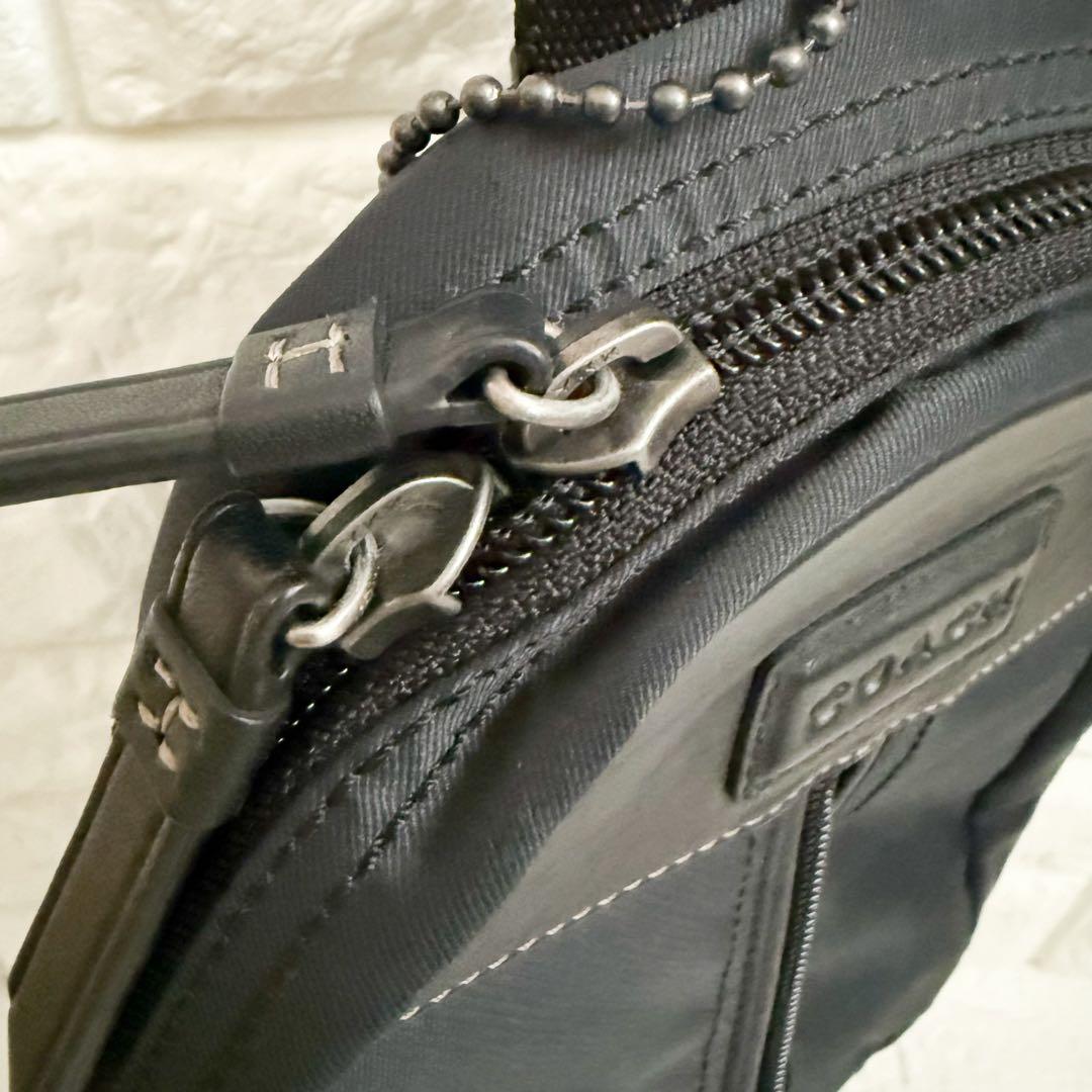 新品級COACHコーチヴァリック ダッフル バックパック／ボディバッグ ブラック