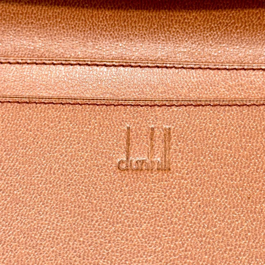 美品 dunhill ダンヒル 二つ折り 長財布 札入れ レザー 箱付き