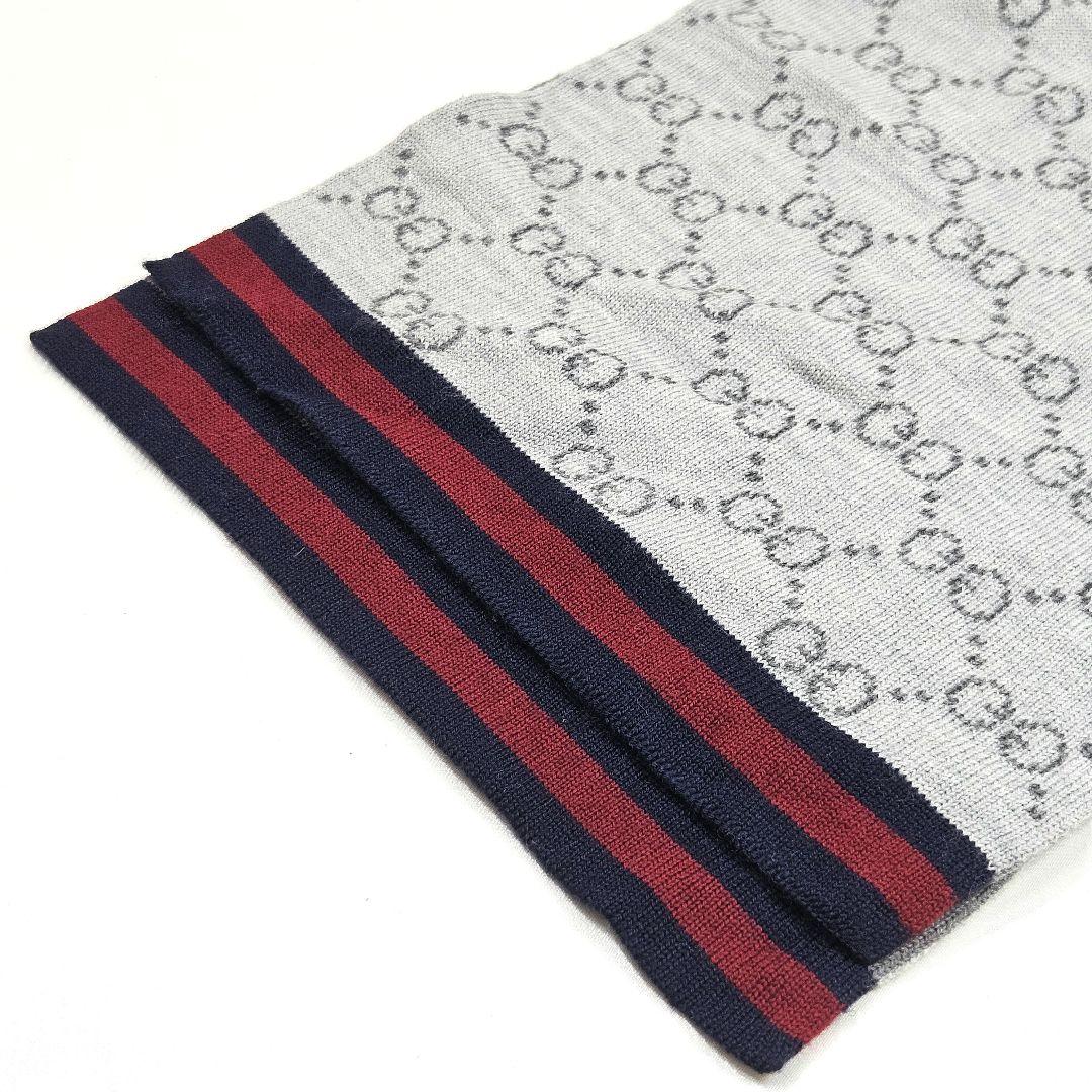 GUCC I グッチ GG パターン ウィンター スカーフ マフラー