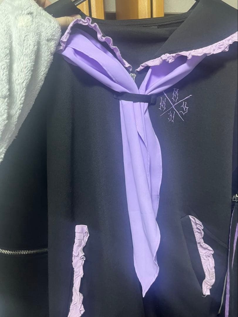 kry clothing HIJOSIKI セーラー パーカー　紫
