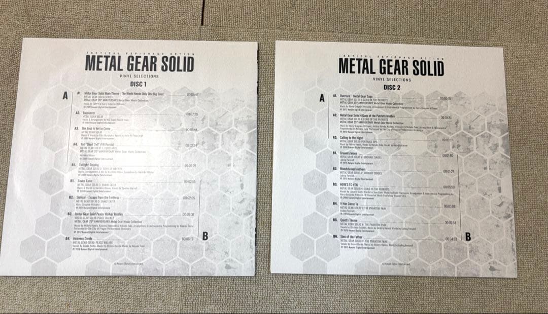 邦楽 L GEAR SOLID THE VINYL SELECTIONS