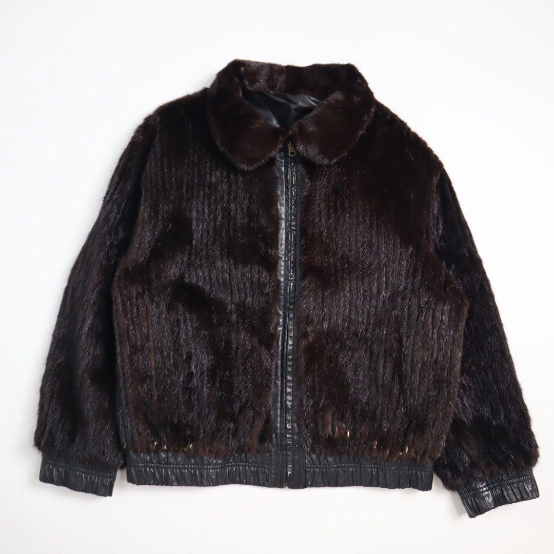 Vintage A2 G1 リバーシブル リアルファー レザージャケット