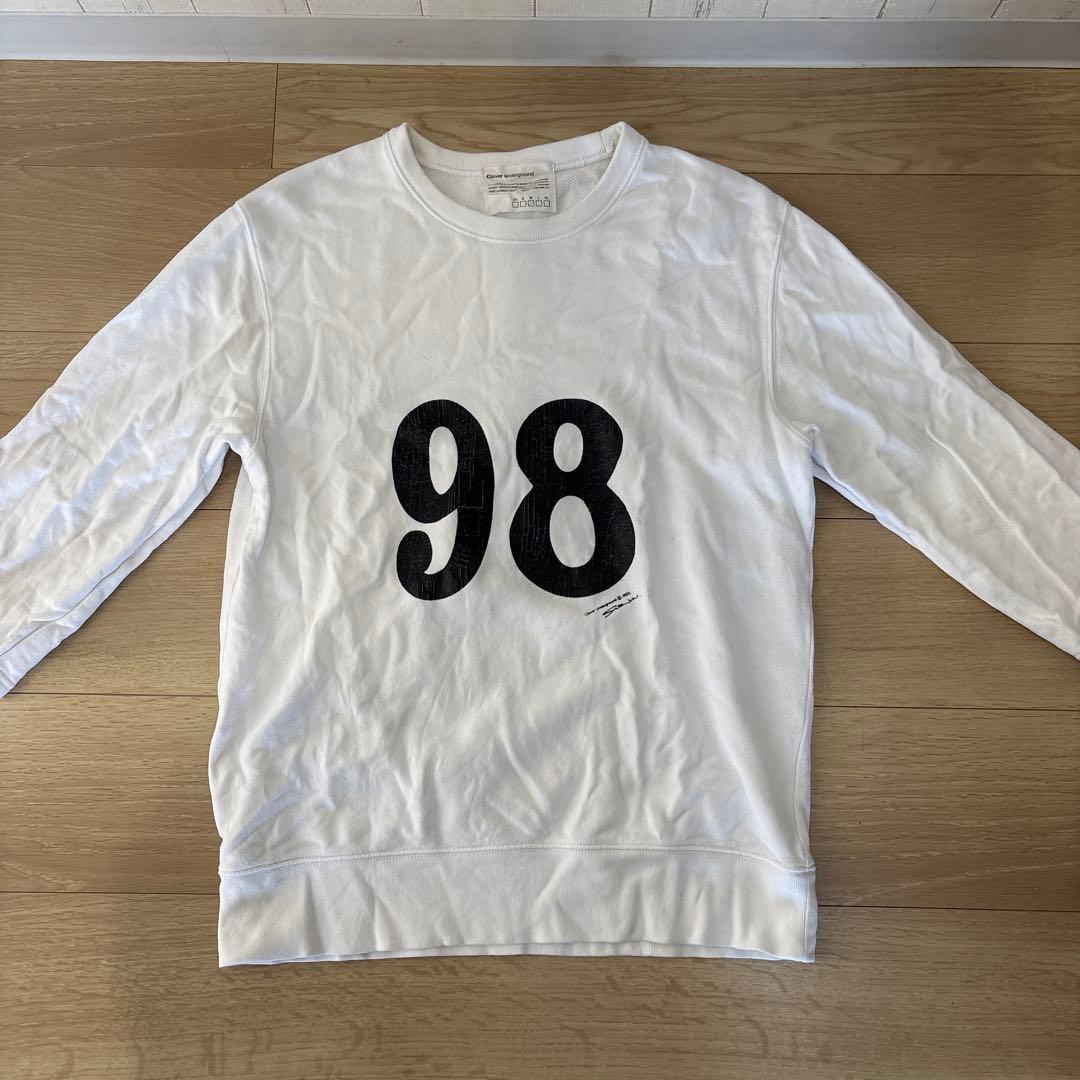 最終値下げ　2枚セット　Cloveru 半袖丈スウェット　ブラック　ホワイト　M