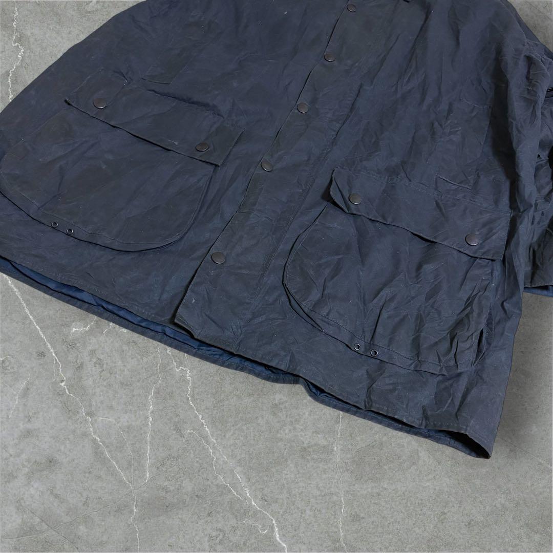 【J3】英国製Barbourバブアーボーダーオイルドジャケット1995年製