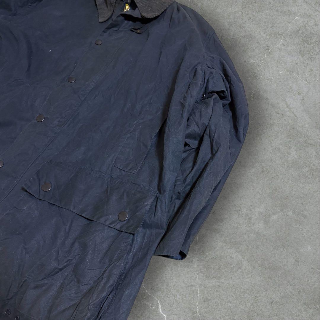 【J3】英国製Barbourバブアーボーダーオイルドジャケット1995年製