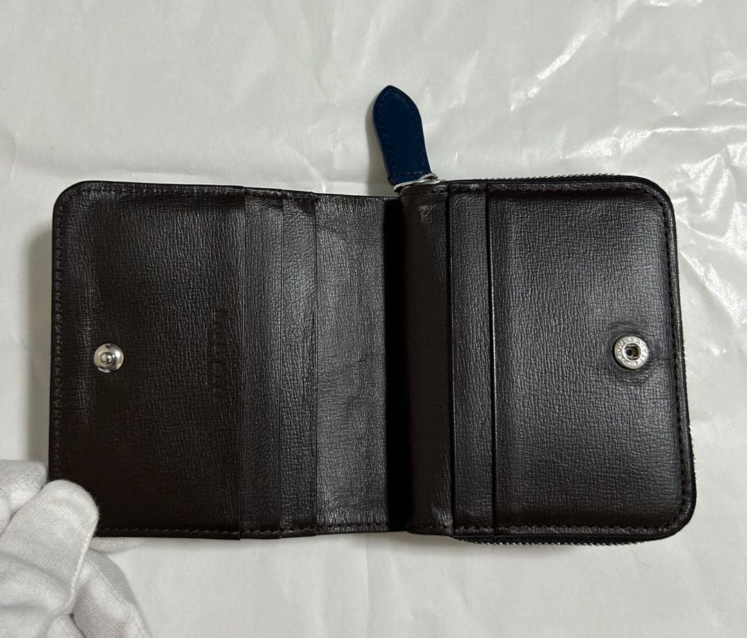 THE WARMTHCRAFTS MANUFACTURE 二つ折り財布　ブルー