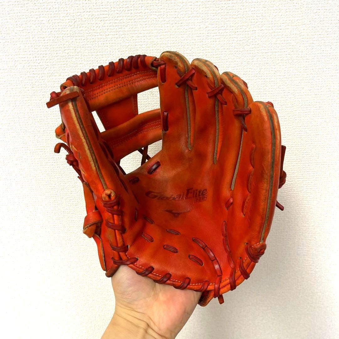 706 ミズノ グローバルエリート 坂本勇人モデル 軟式 少年 内野手用グローブ