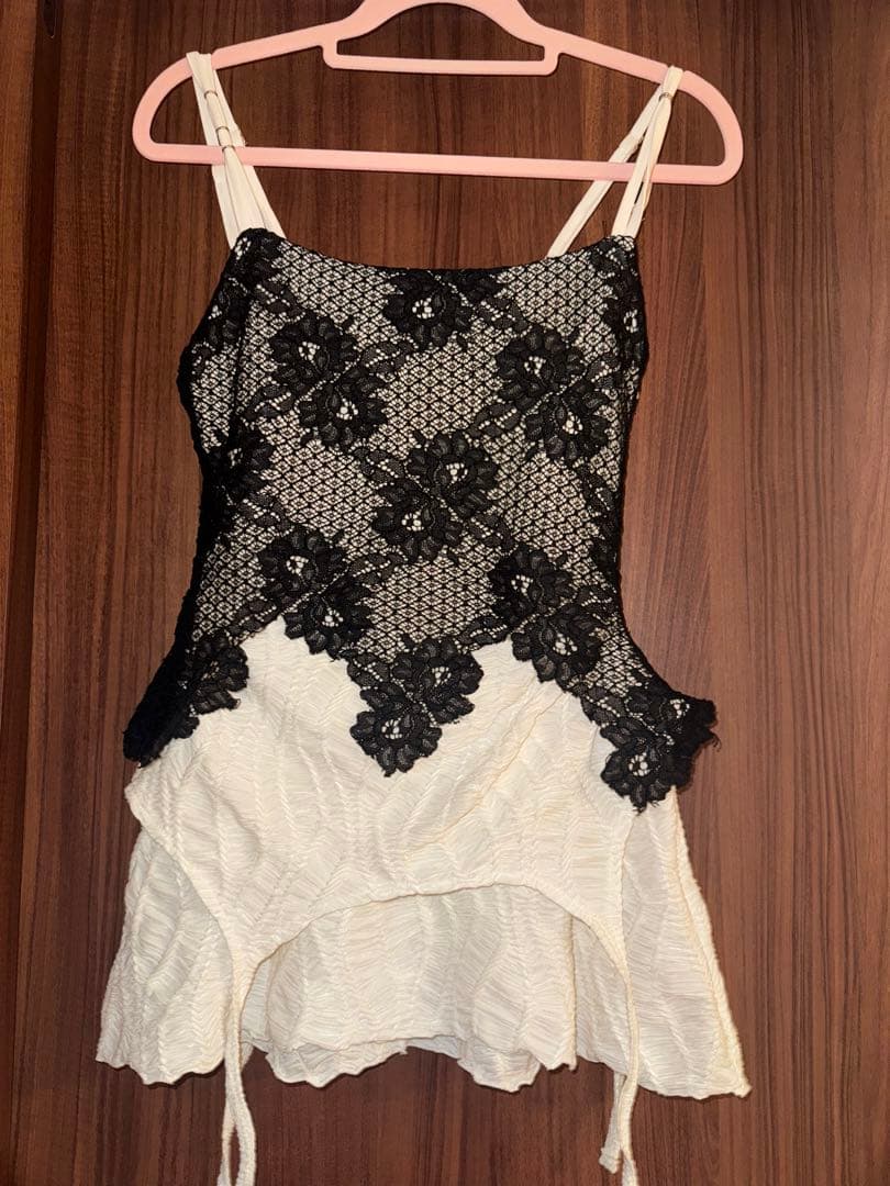 ワンピース THERED THREAD S cutting lace dress