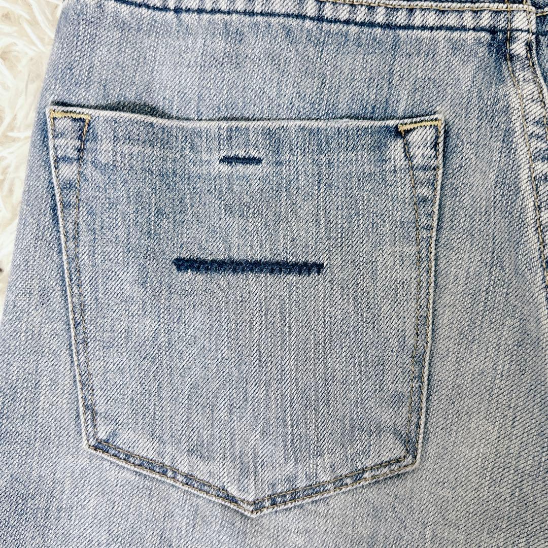 YANUK LEA トリックリアリーライト デニム 23 ボーイズストレート　S