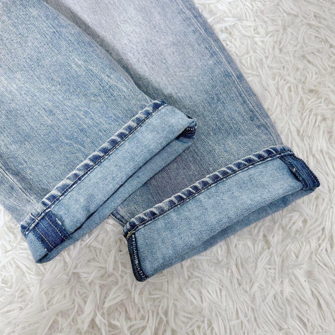 YANUK LEA トリックリアリーライト デニム 23 ボーイズストレート　S