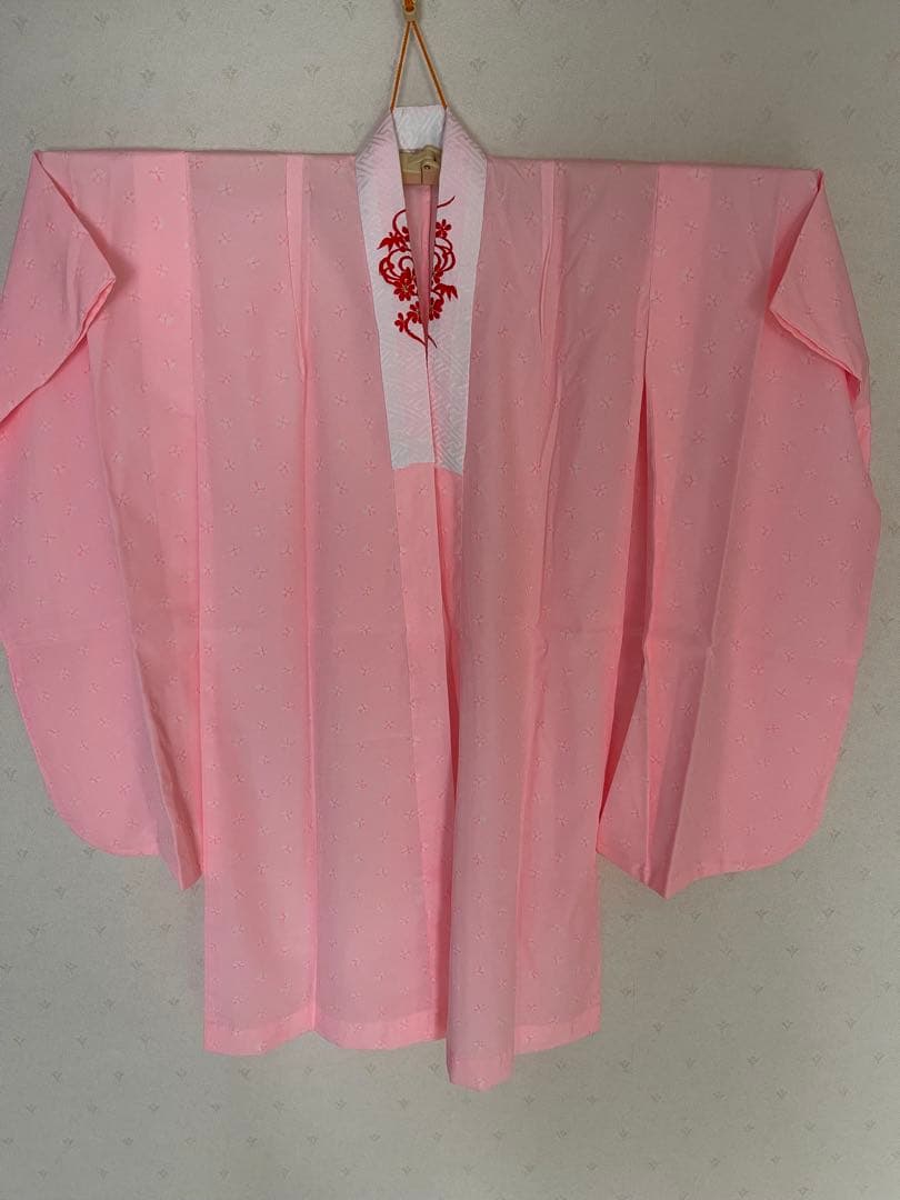 七五三用グレー花柄着物　なのは