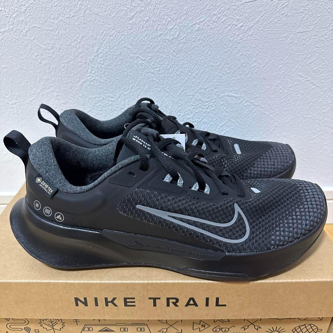 新品　NIKE ジュニパー トレイル 2 GORE-TEX ランニング　黒　25