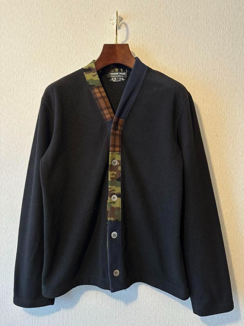 Comme des Garçons Fleece Camo Cardigan