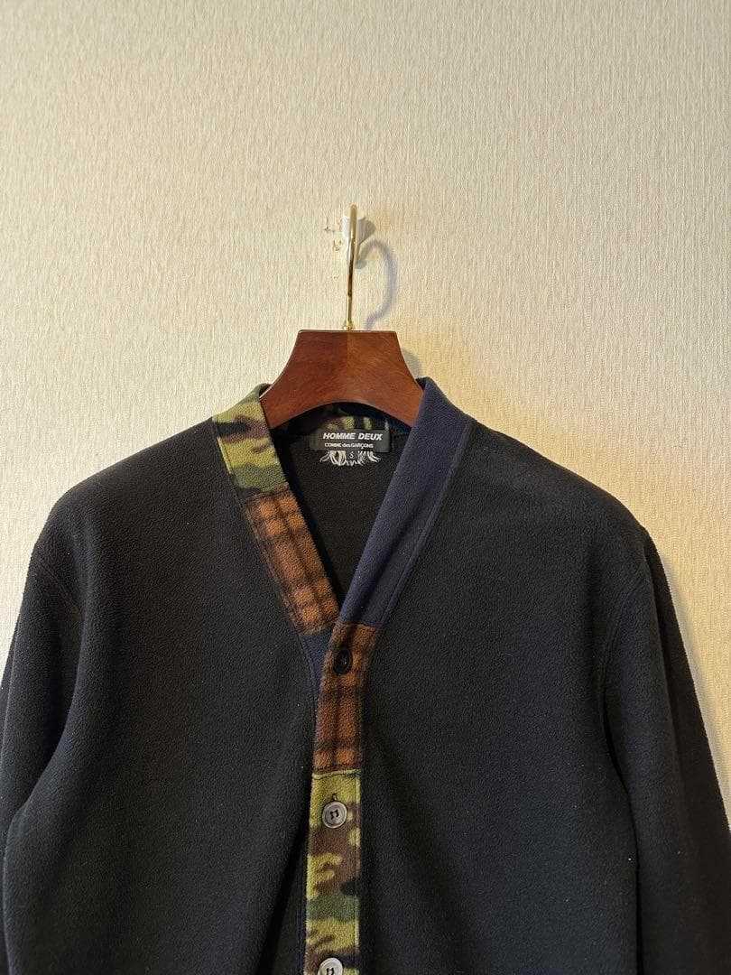 Comme des Garçons Fleece Camo Cardigan