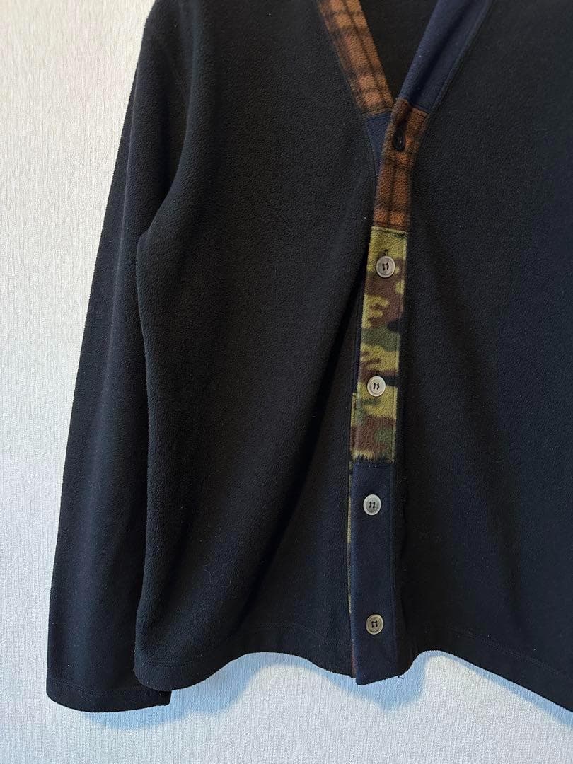 Comme des Garçons Fleece Camo Cardigan