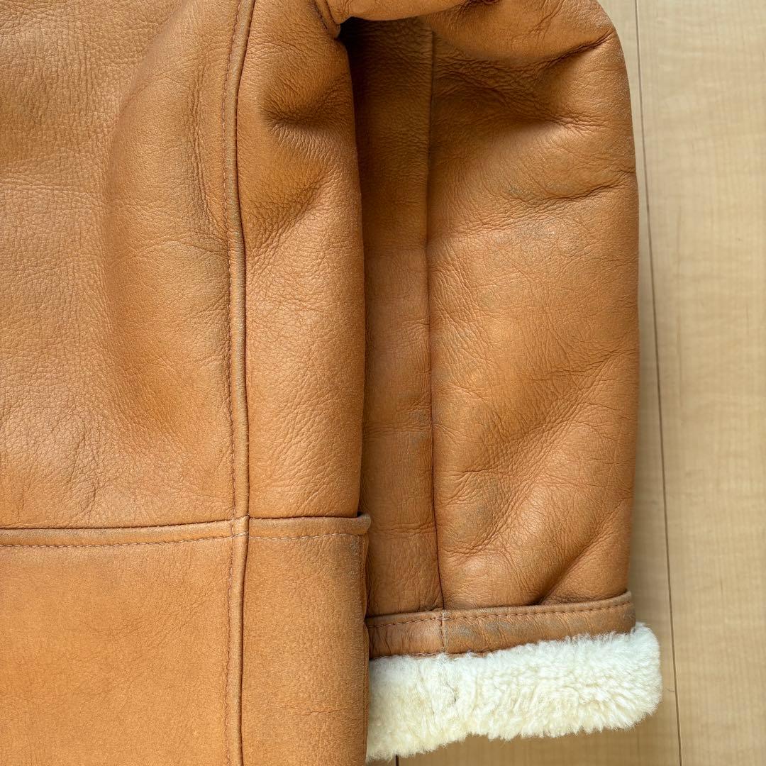 USA製 Sawyer of Napa ムートンコート ヴィンテージ レザー