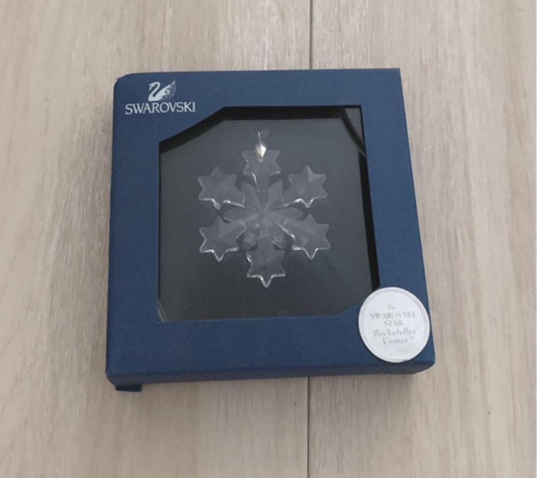 スワロフスキー リトルスノーフレーク クリスタル オーナメント