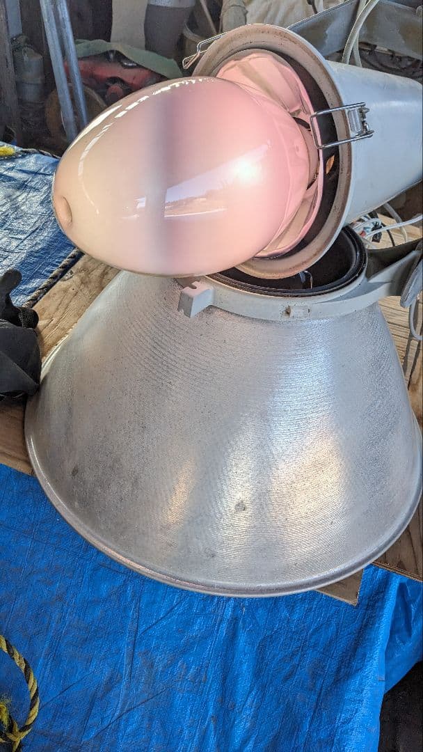 松下電工水銀灯YA56121 　安定器　電球3点セット（中古品）