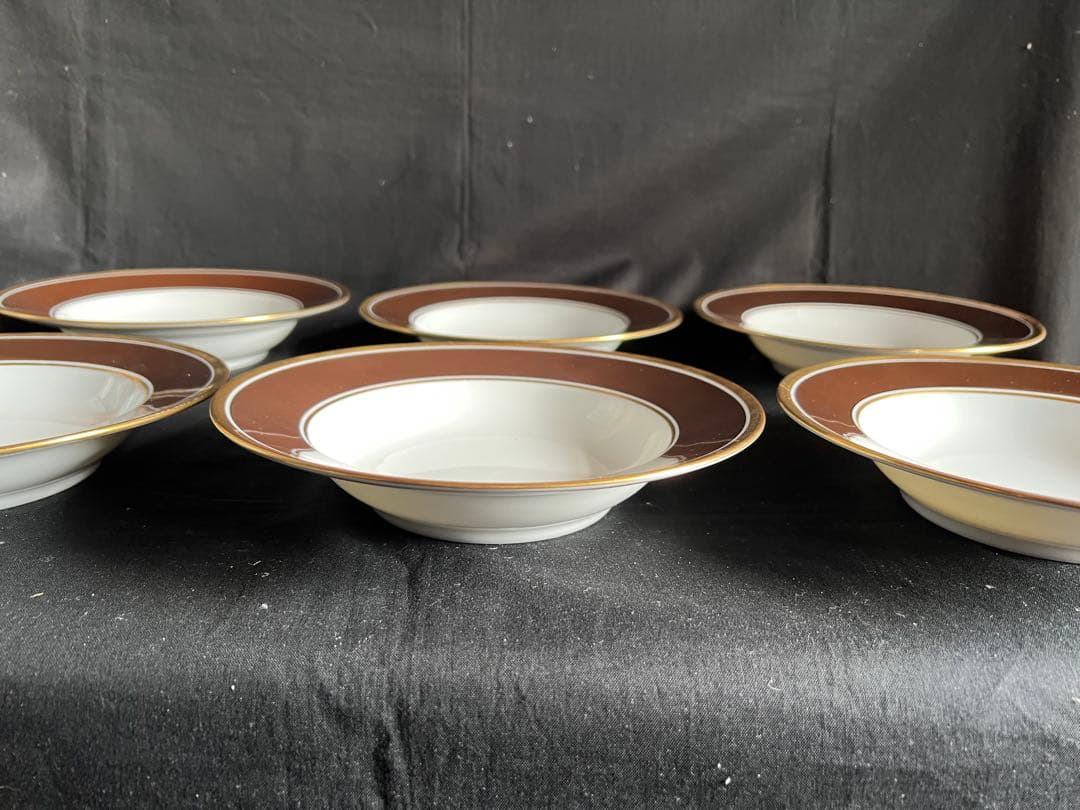 リチャードジノリ　インペロブラウン　スーププレート　20cm