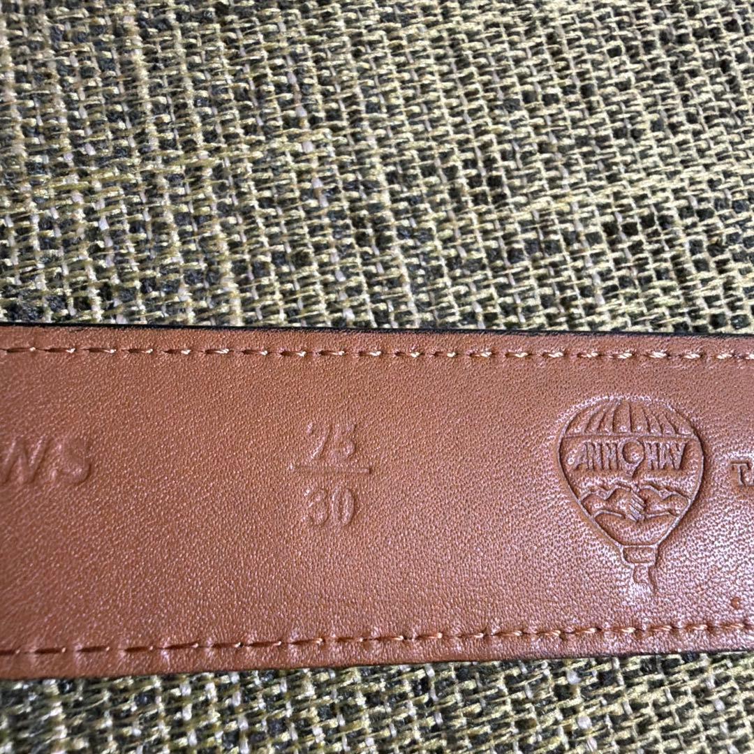 【新品】ユナイテッドアローズアノネイレザーベルトブラック