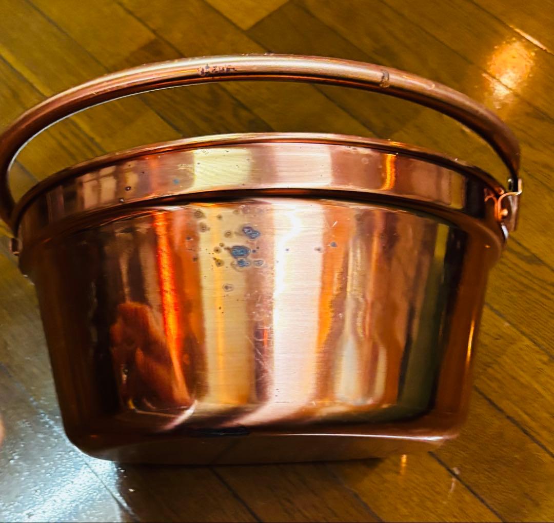 銅鍋山菜鍋36型　ツル付き