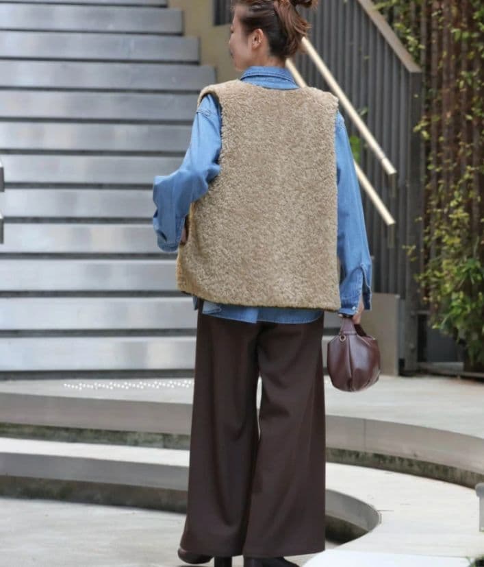 本日限定値下げ！ジャーナルスタンダードレリューム　リバーシブルベスト