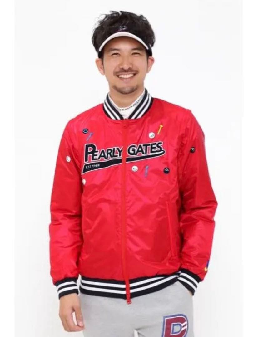 新品未使用 パーリーゲイツ チェック柄ブルゾン4121103 サイズ4