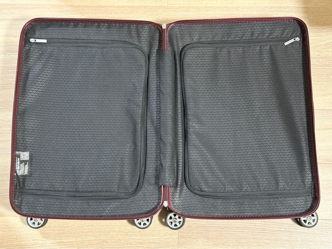 ■稀少■廃盤色 S レッド サムソナイト ライトボックス スーツケース 超軽量