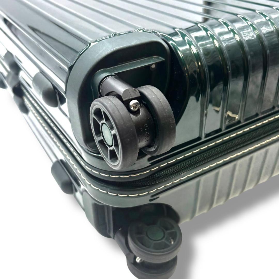 希少 リモワ ボサノバ 870.52 グリーン 4輪 32L 機内持込可能 美品