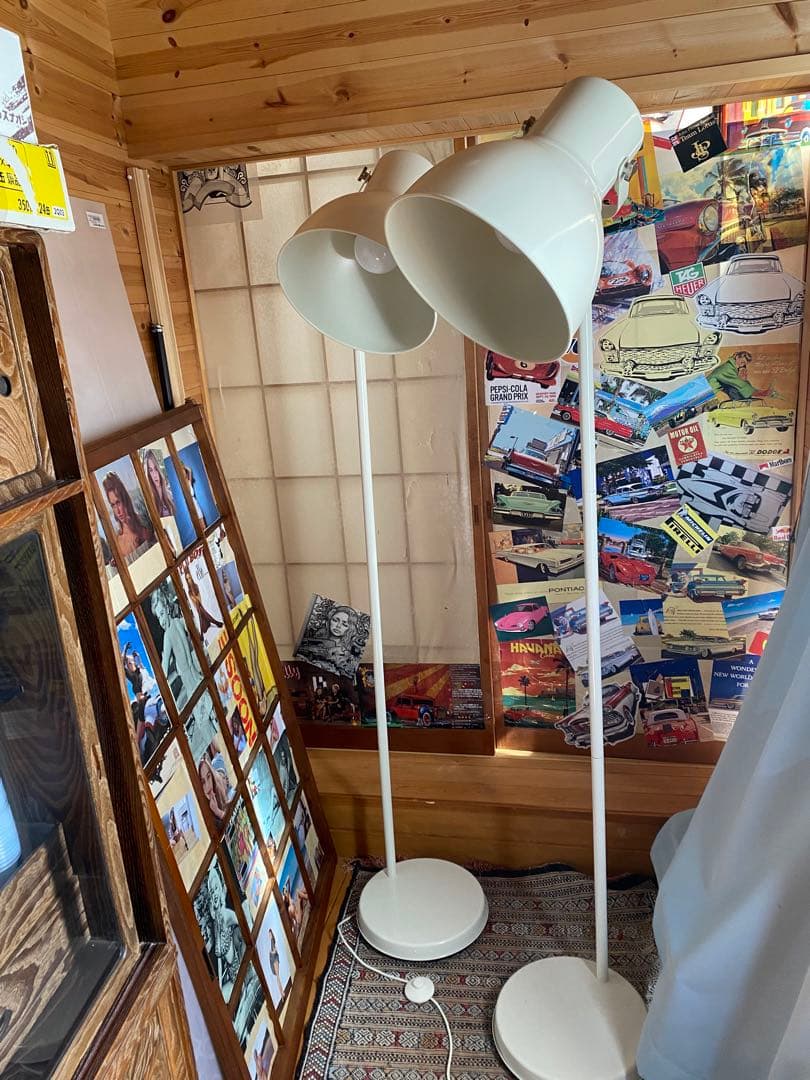 フロアスタンドライト２つセット